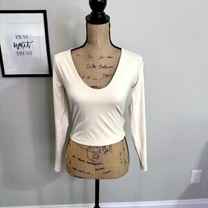 Forever 21 Women Size S Cream Top